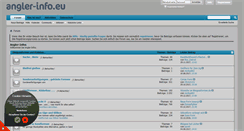 Desktop Screenshot of angler-info.eu