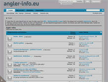 Tablet Screenshot of angler-info.eu